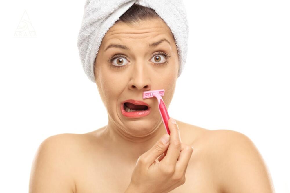 LETO I MALJE: Šta da radite ako vam se dlačice na LICU mnogo vide na SUNCU?