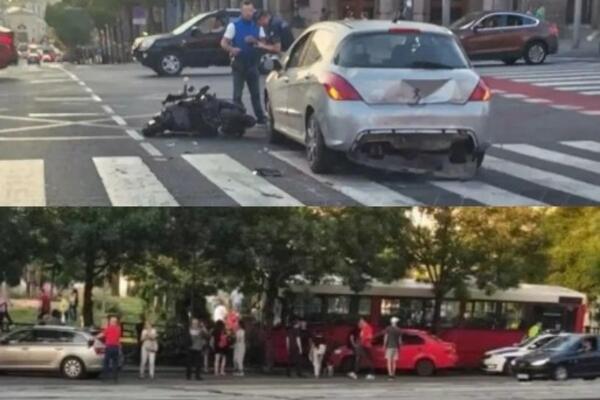 AUTOBUS ZAMALO DA IH POKOSI, DEVOJČICE ZA DLAKU IZBEGLE SMRT: Očevidac drame u Nemanjinoj otkrio NOVE DETALJE!