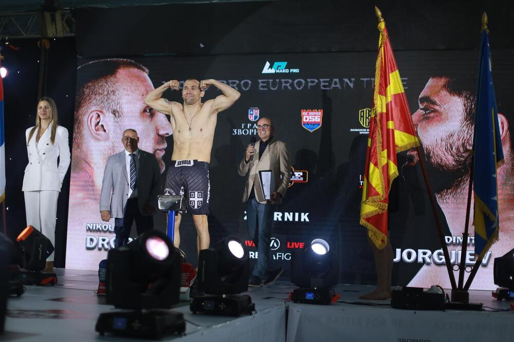 ARENA FIGHT NIGHTS 5 - BATTLE FOR BELT: Održano merenje boraca, sevaće MUNJE u Zvorniku!