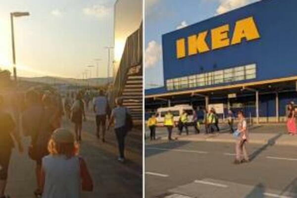 HAOS U ROBNOJ KUĆI IKEA: Pojavile se FOTOGRAFIJE EVAKUACIJE (FOTO)