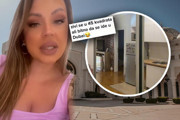SRPKINJU NATAŠU KOJA ŽIVI U DUBAIJU ŽESTOKO ISPROZIVALI NA MREŽAMA: Onda im je ona pokazala SVOJ STAN! (VIDEO)