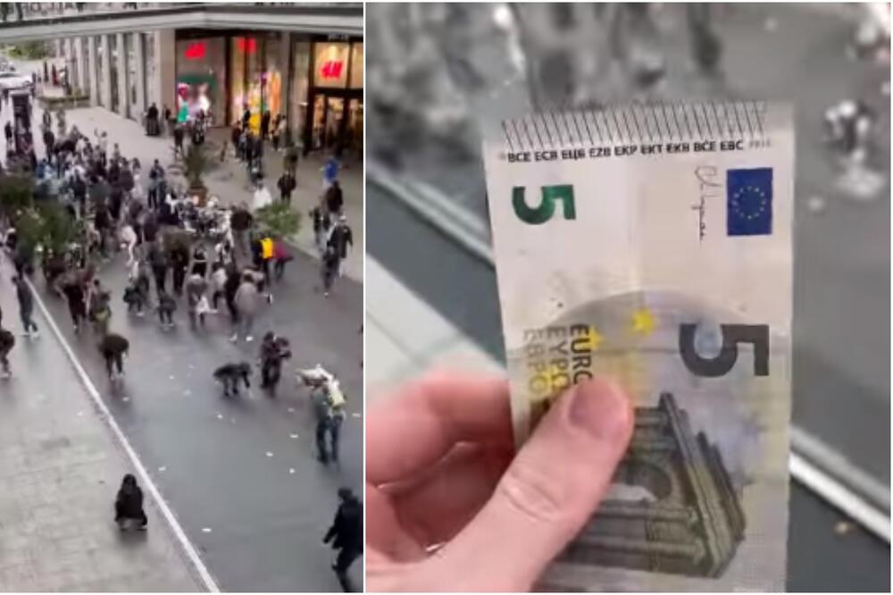 SAN SVAKOG ČOVEKA SE NJIMA OSTVARIO: Padao im je novac sa neba PRAVO U RUKE, ljudi IZBEZUMLJENI! (VIDEO)