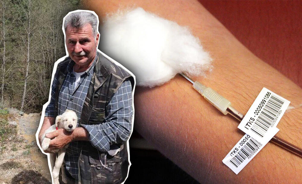 Veroljub Milutinović, davanje krvi