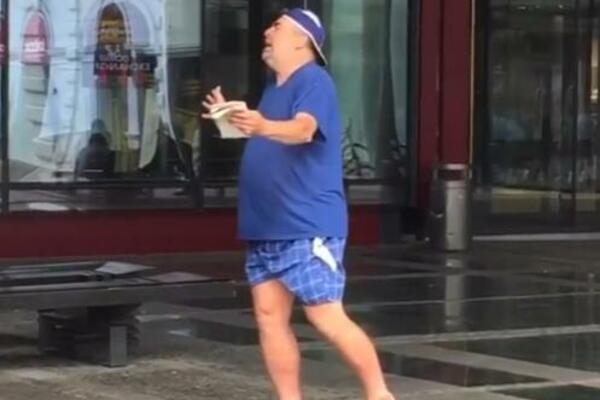 OVAJ ČOVEK ČITAV DAN ZABAVLJA BEOGRAĐANE: Pogledajte gde je sad završio i šta peva! (VIDEO)