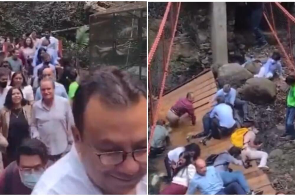 SRUČILI SE SA SVE MOSTOM: Samo se OTKAČIO, kakva SCENA! (VIDEO)