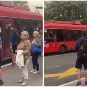 Goli ukrali autobus video