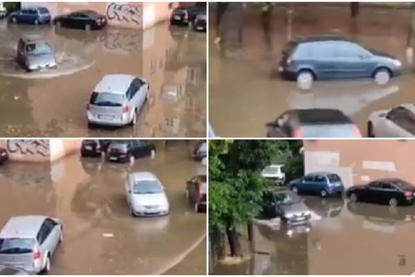 OTVORILO SE NEBO NAD BEOGRADOM, NEVREME NAPRAVILO OPŠTI HAOS: Olujni vetar čupao GRANE, ulice POPLAVLJENE! (VIDEO)