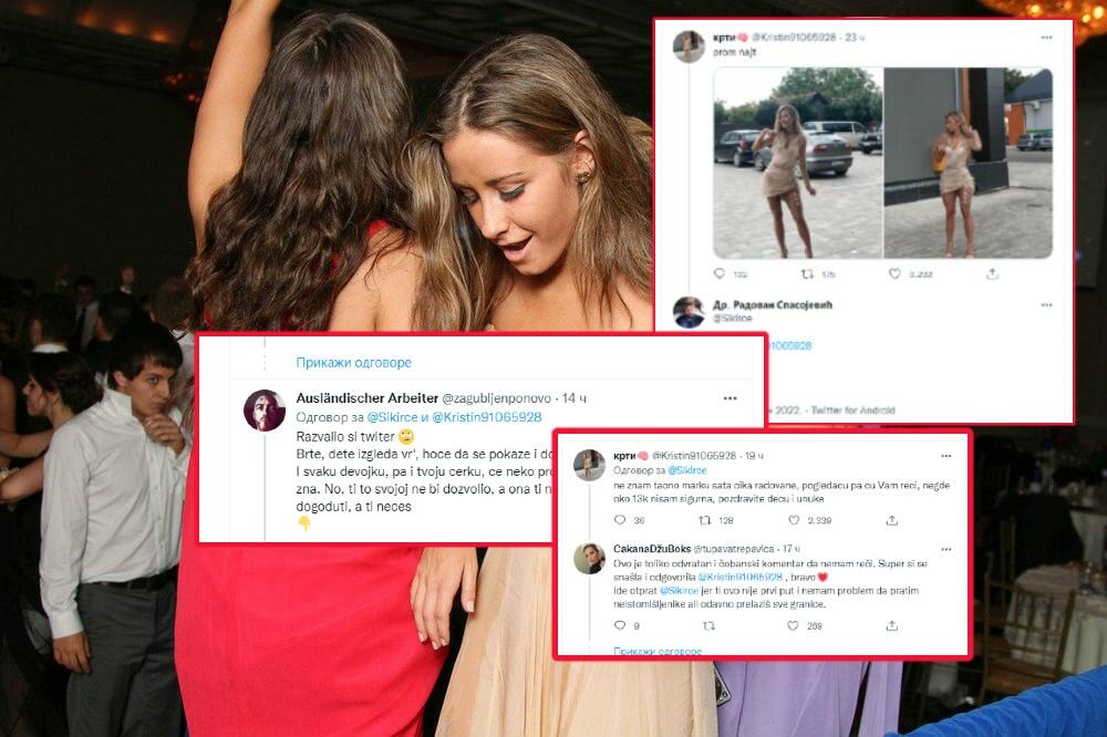 "ČIKA RADOVANE, IMATE I VI ĆERKU"! Ispod slike maturantkinje ostavio ODVRATAN komentar, a onda su ga Srbi RAZAPELI