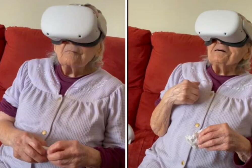CEO SVET GLEDA STOGODIŠNJU BAKU: Unuka pokazala virtualnu stvarnost, "odvela" je grad u kojem je ODRASLA! (VIDEO)