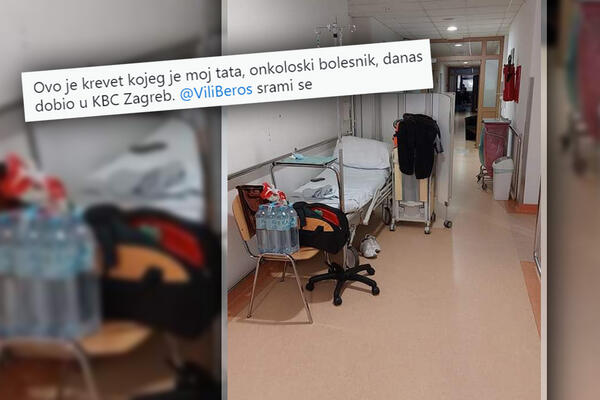 SMESTILI ONKOLOŠKOG BOLESNIKA NA KREVET U HODNIKU! Ćerka očajna, zagradili ga samo PLASTIKOM (FOTO)