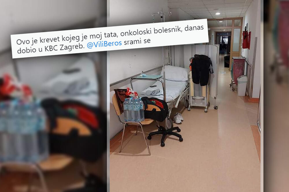 SMESTILI ONKOLOŠKOG BOLESNIKA NA KREVET U HODNIKU! Ćerka očajna, zagradili ga samo PLASTIKOM (FOTO)