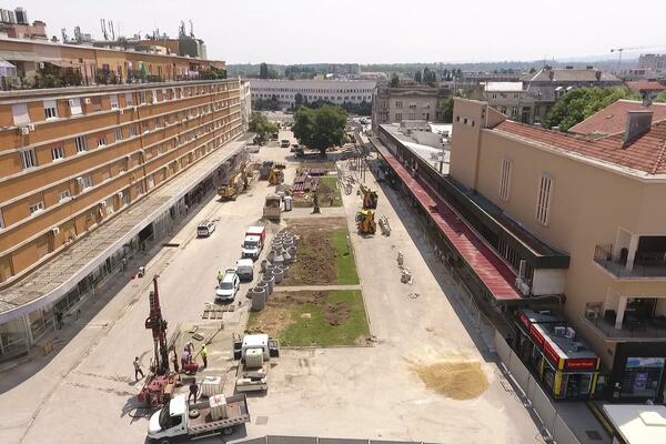 IZGRADNJA PODZEMNE GARAŽE U ULICI MODENE: Ukupno 267 parking mesta (FOTO)
