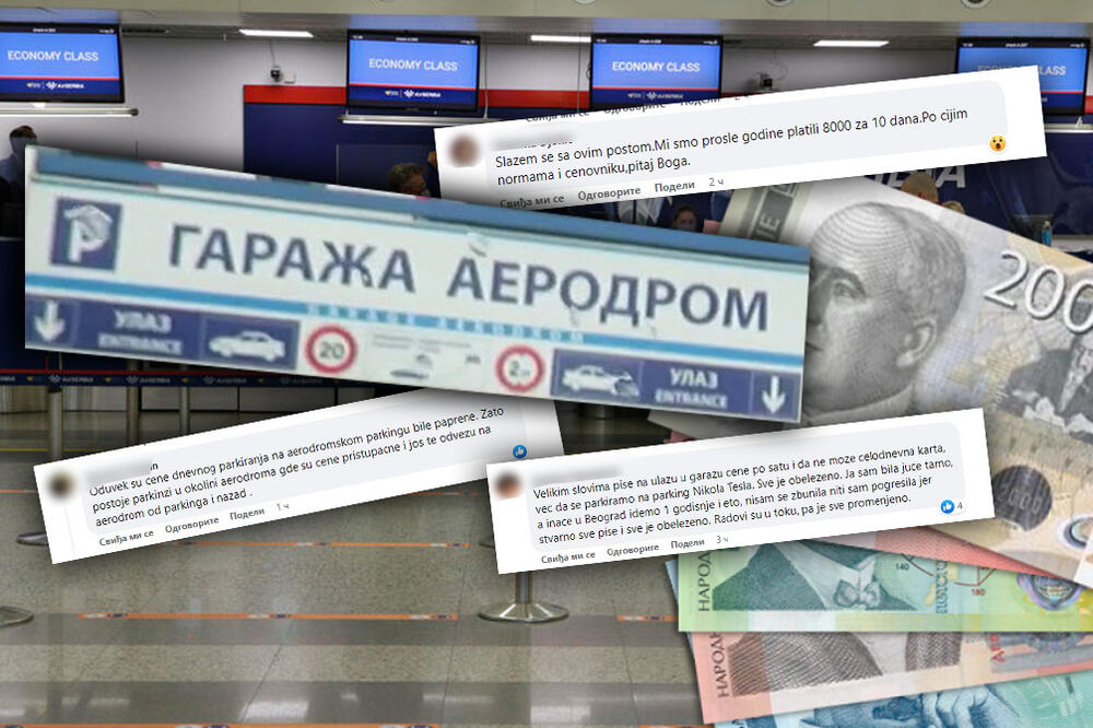 AKO ŽELITE DA OSTAVITE AUTO NA PARKINGU AERODROMA, BOLJE PONESITE DŽAK NOVCA: Drastično je poskupela ova usluga