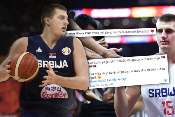 "SREĆAN NIKOLA JOKIĆ SVIMA KOJI SLAVE": Srbi u ekstazi zbog MVP-ja, sve su oprostili “KONJUŠARU”! (FOTO)