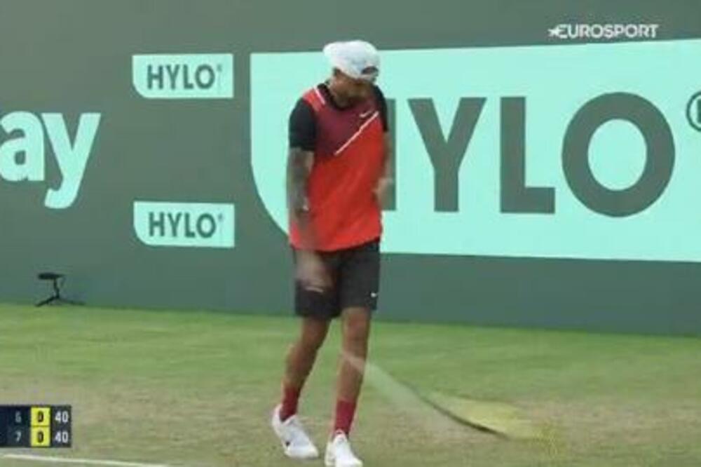 NOVO POMRAČENJE KIRJOSA: Bacanje reketa, udaranje, provokacija za Nadala! (VIDEO)