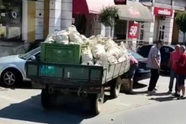 SCENA KAO IZ FILMA: Stanovnici Futoga pomislili da je PLJAČKA BANKE i da su DŽAKOVI puni PARA, kad ono... (VIDEO)