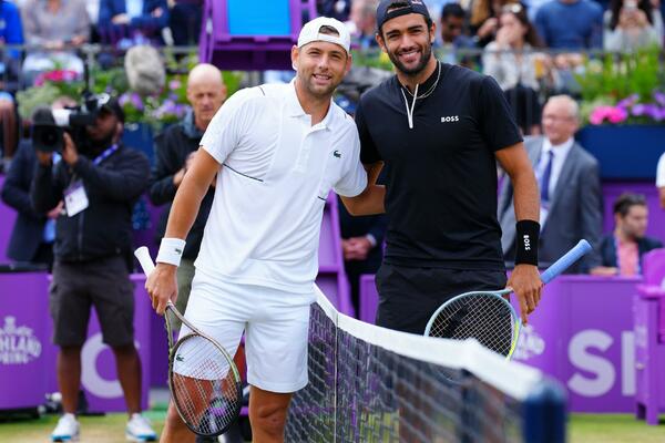 KRAJINOVIĆ SE OPET ZAGRCNUO U FINALU: Beretini sa titulom napada Đokovića na Vimbldonu! (FOTO)