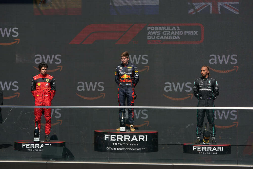 Maks Ferstapen, Karlos Sajnc, Luis Hamilton