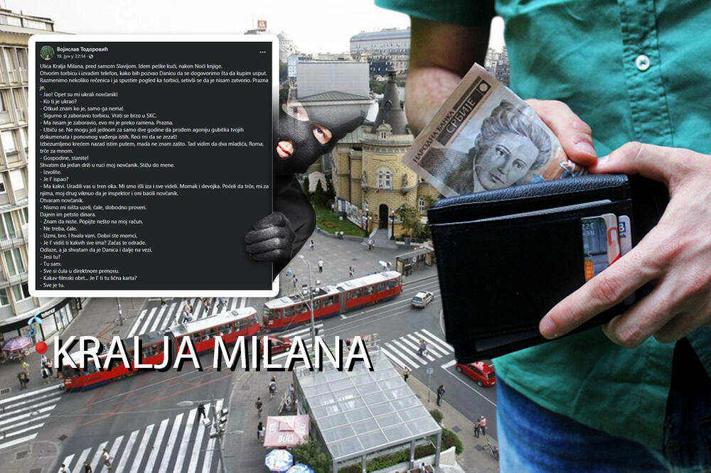 FILMSKI OBRT KOJI JE ZADESIO VOJISLAVA, NIKOG NEĆE OSTAVITI BEZ REČI:Ukrali su mu novčanik nasred ulice, a onda šok