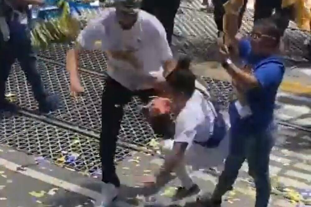 KLEJ TOMPSON NAKON OSVAJANJA NBA TITULE LUDOVAO SA NAVIJAČIMA: Izgubio prsten pa udario ženu! (VIDEO)
