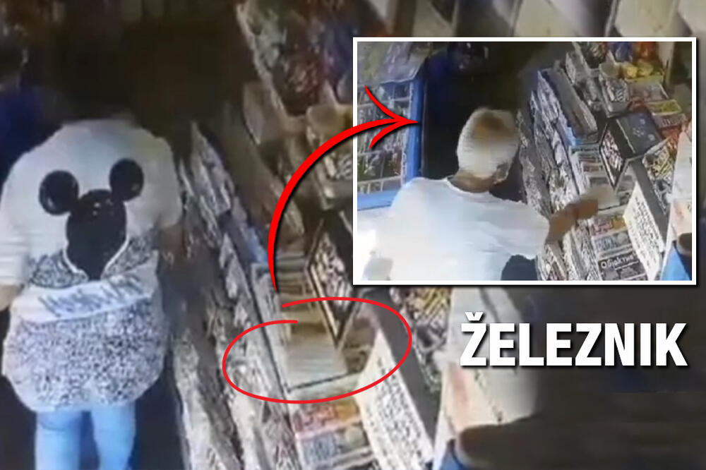 DEDA LOPOV BRŽI I OD BRZOG GONZALESA: Sraman snimak KRAĐE u Železniku ZGROZIO JAVNOST! Zar pod STARE DANE?! (VIDEO)