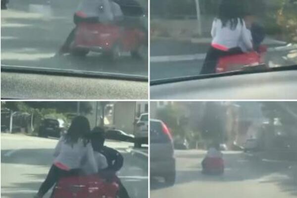 DECO, GDE LI SU VAM RODITELJI?! Pustili ih same da vršljaju Mirijevom, UMALO IH AUTO NIJE UDARIO! (VIDEO)