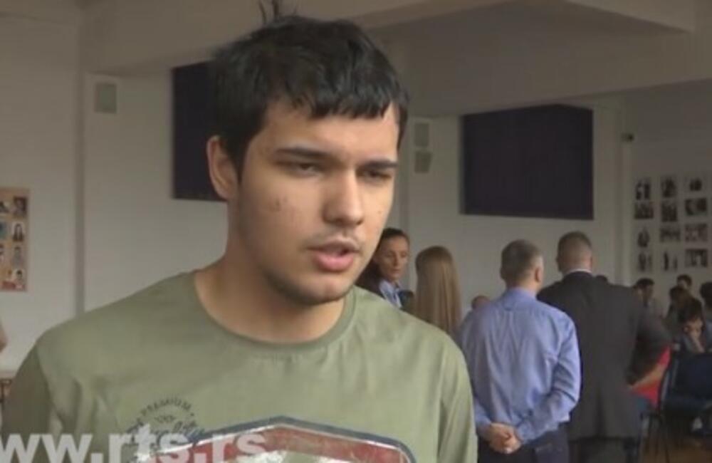 Jovan Bengin, maturant Matematičke gimnazije u Beogradu