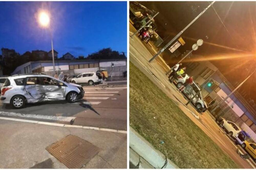 TEŠKA SAOBRAĆAJNA NEZGODA NA KARABURMI: Sudarila se 2 auta, prizor je JEZIV! (FOTO/VIDEO)