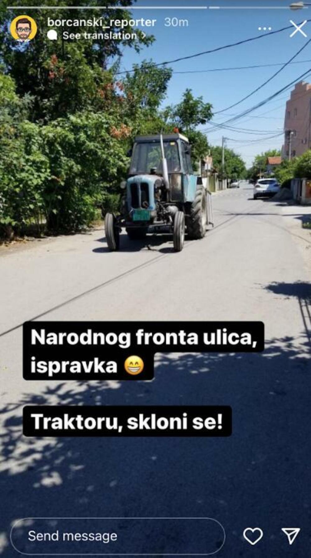 Traktor, Borča