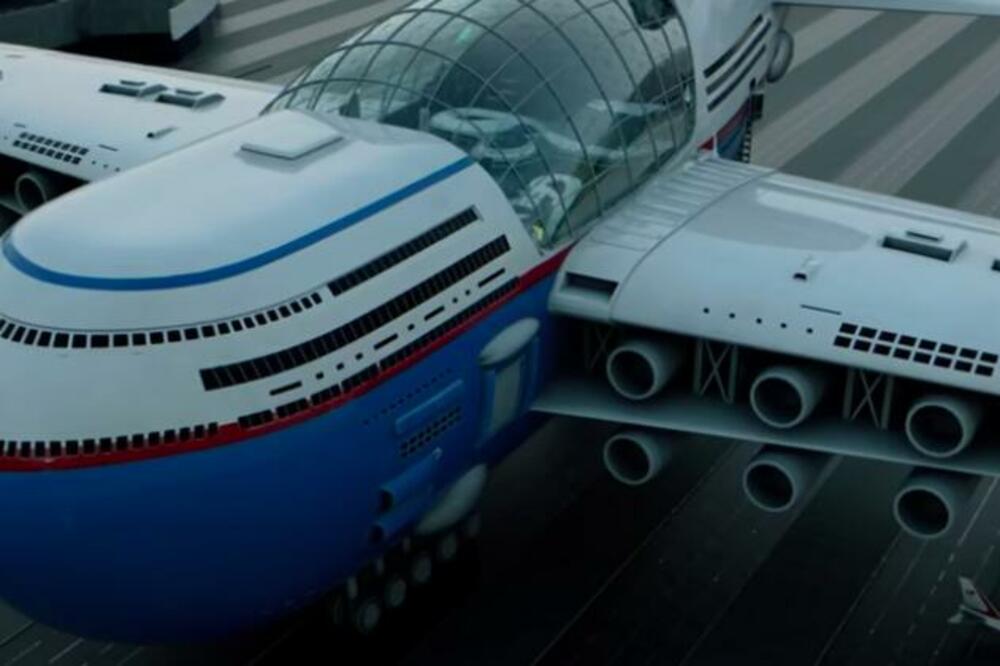 "LETEĆI HOTEL" NA NUKLEARNI POGON: Primao bi 5.000 putnika, pogledajte kako bi izgledala FUTURISTIČKA LETELICA!
