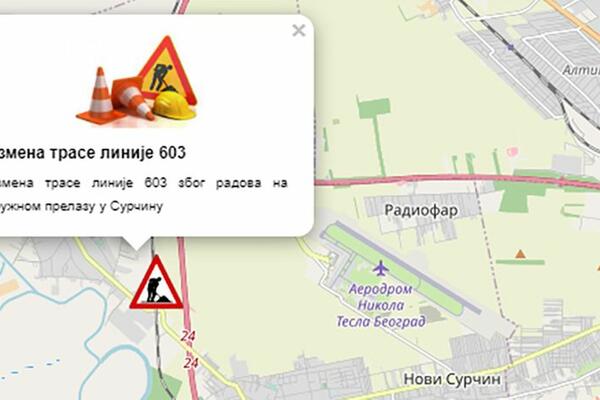 IZMENJEN SAOBRAĆAJ U BEOGRADU: Evo i u kom delu grada