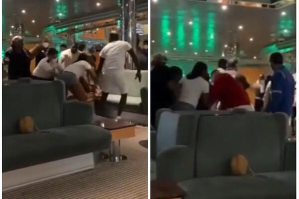 NEVIĐENA MAKLJAŽA NA KRUZERU: Flaše i čaše letele na sve strane, 60 ljudi udaralo gde je stiglo sve zbog TROJKE