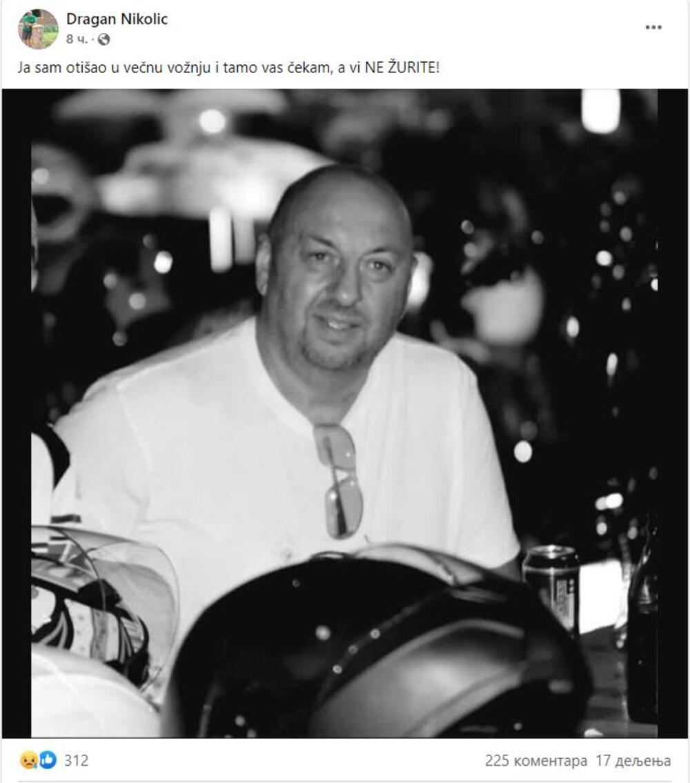 Poginuo motociklista