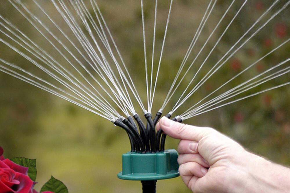 PRSKALICA SA 12 MLAZNICA: Da travnjak ne požuti na jakom suncu (HIT proizvod)!