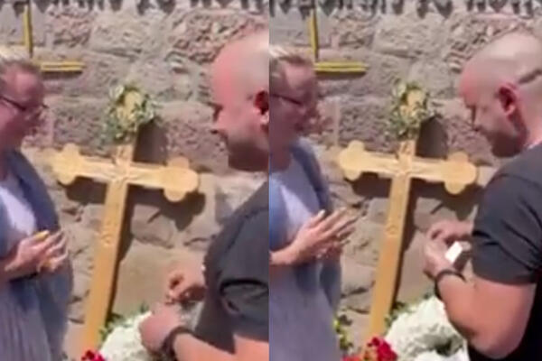 UZ PESMU PEVAJ SRBIJO IZVADIO PRSTEN NA VIDOVDAN: JOš jedna neverovatna PROSIDBA na Gazimestanu! (FOTO)