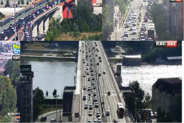 PETAK PLUS ŠPIC, HAOS ZA BEOGRAĐANE: Sve stoji, a napolju NEDODNOŠLJIVA VRUĆINA, KOLAPS SVUDA U PRESTONICI