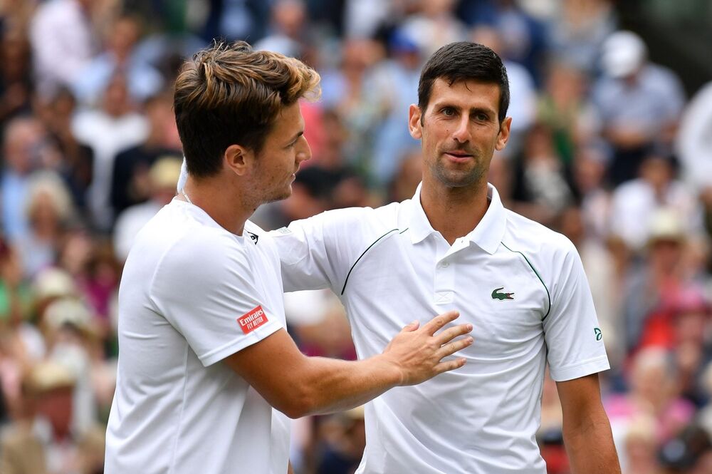 Miomir Kecmanović i Novak Đoković