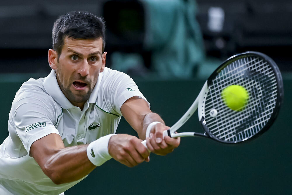 Novak Đoković na Vimbldonu prošle godine