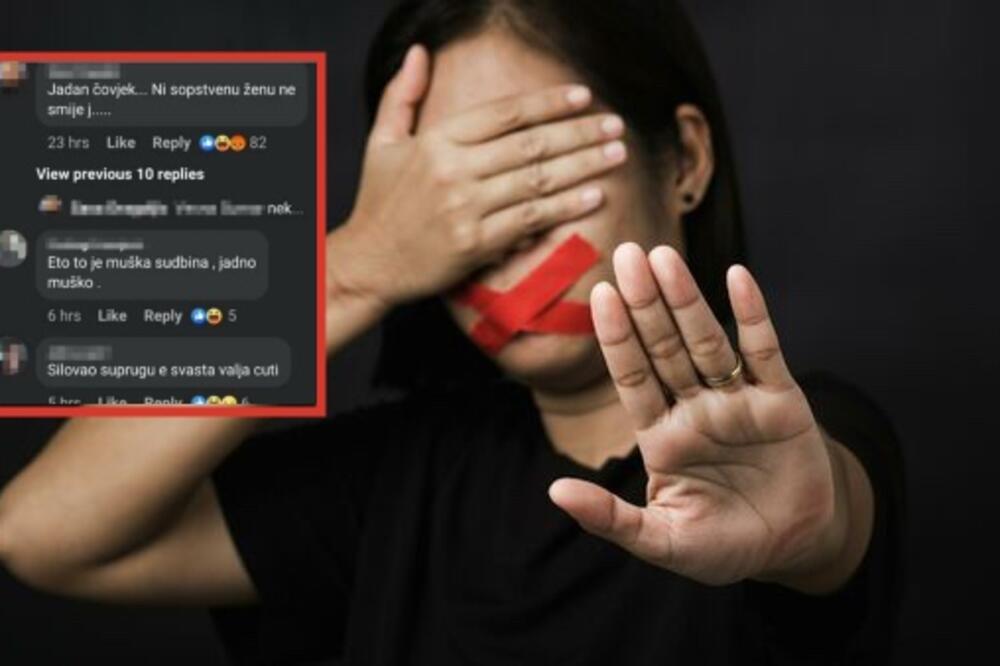 "NI SVOJU ŽENU NE SMEŠ VIŠE DA J..." Bolesni komentari nakon što je ŽENA PRIJAVILA MUŽA ZA SILOVANJE, DNO! (FOTO)