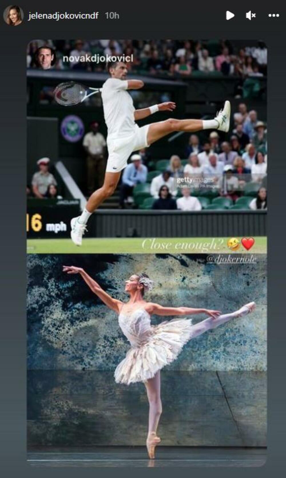 Novak Đoković i balerina