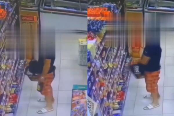 BESRAMNA KRAĐA U PODGORICI: Muškarac uhvaćen na DELU, obratite PAŽNJU - kakav PROFESIONALAC! (VIDEO)