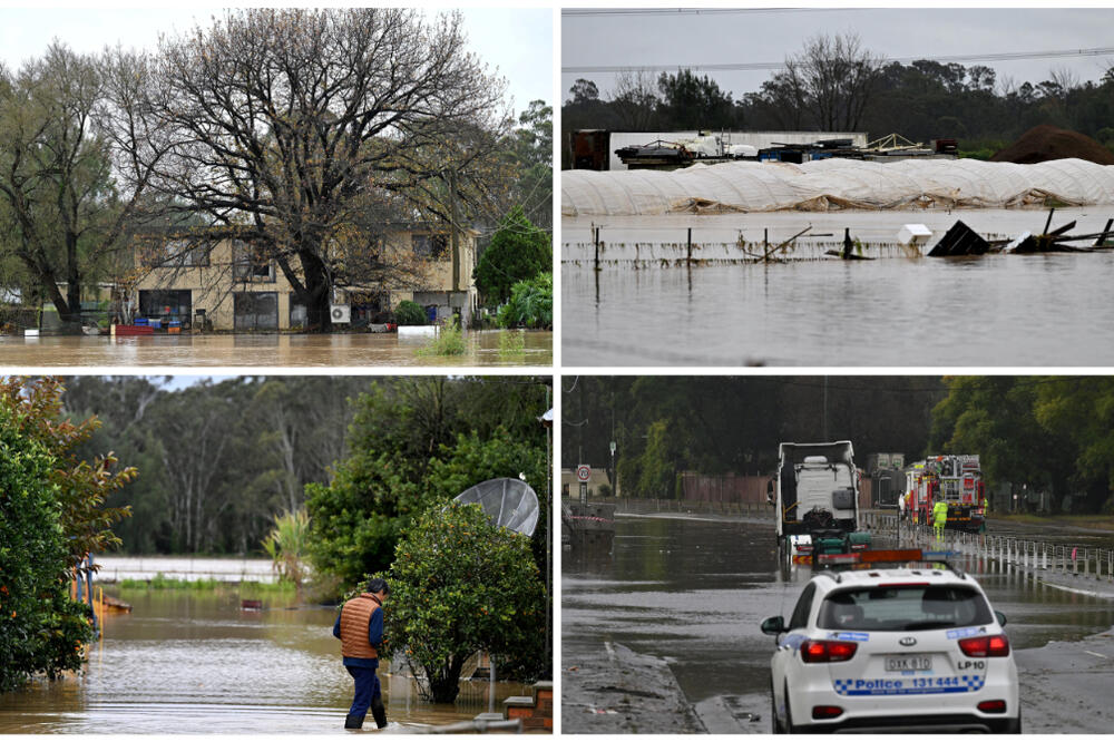 NAJNOVIJE SLIKE POTOPA U AUSTRALIJI: Delovi Sidneja suočeni sa VANREDNOM SITUACIJOM, ovo je UŽAS! (FOTO)