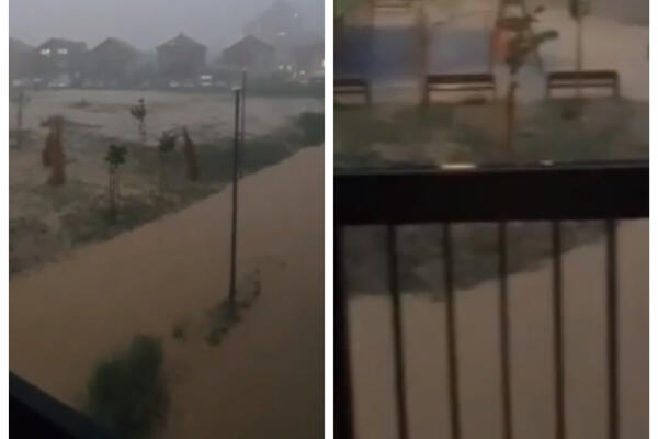 POTOP U BEOGRADU: Ne može se ni pešaka, a kamoli autom! Strašne slike dele se društvenim mrežama! VIDEO