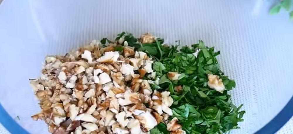 Salata od tikvica i kuvanih jaja