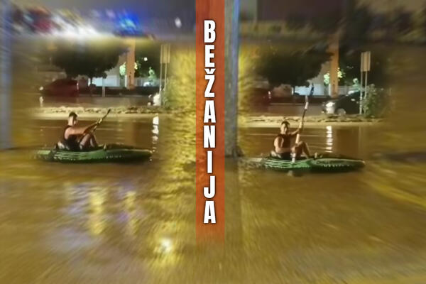 NEVEROVATAN PRIZOR NA BEŽANIJI: Seo je u OVO i probijao se kroz POTOP na ULICAMA! (VIDEO)