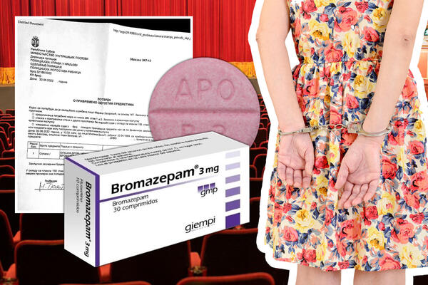 GLUMICA PRIVEDENA U KRALJEVU ZBOG 1 TABLETE BROMAZEPAMA: Nije imala RECEPT, uhapsili je nakon PREDSTAVE! (FOTO)