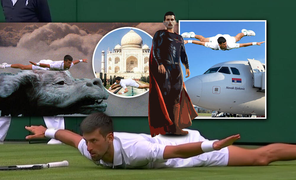 Novak Đoković, Novak Đoković Meme, Leteći Novak, Novak Đoković avion
