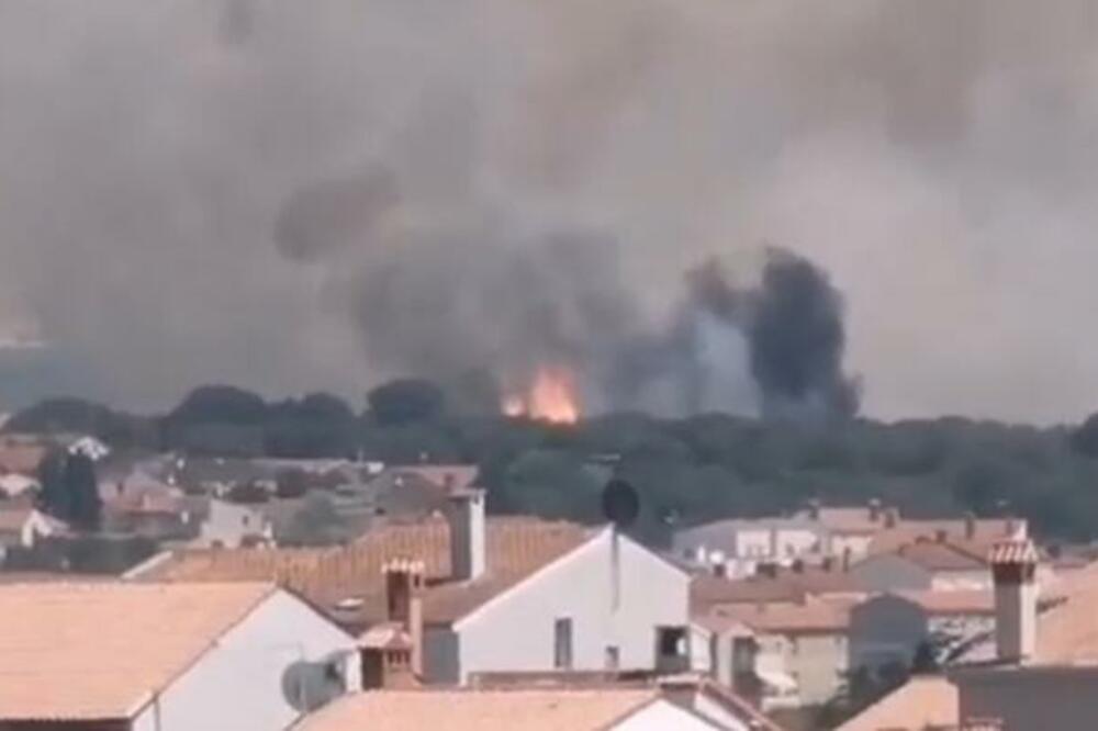 GORI BOROVA ŠUMA U HRVATSKOJ: Vatrogasci na terenu, pokušavaju da obuzdaju VATRENU STIHIJU! (VIDEO)