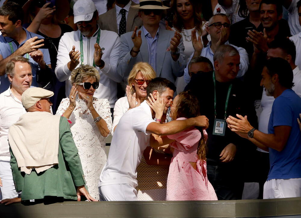 Novak Đoković, Jelena Đoković, Vimbldon