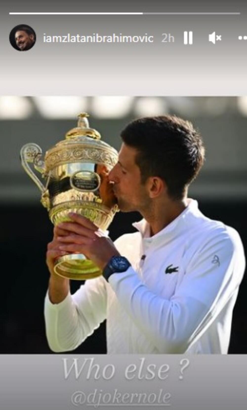 Objava Zlatana Ibrahimovića